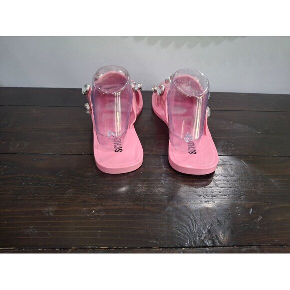 NWOB Schutz Lizzie Pink Jelly Crystal Studded Sandal/Sz. 10 - Picture 6 of 8